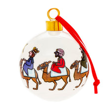 Nativity fine bone china bauble by Alison Gardiner