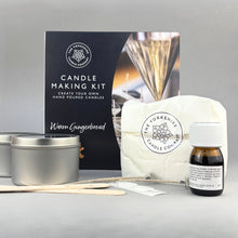 Warm gingerbread candle making kit