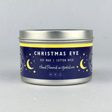 Christmas Eve  - large tin candle