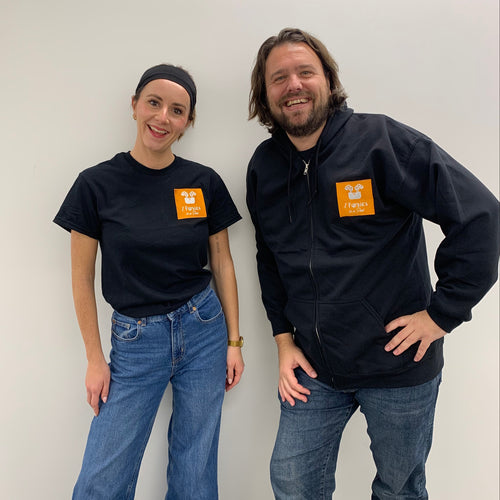 2 Parkies in a Pod zip up unisex hoodie