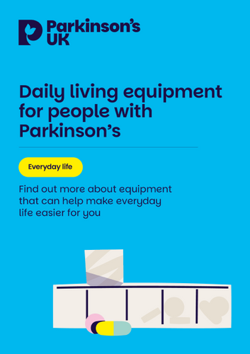 Daily living equipment for people with Parkinson’s