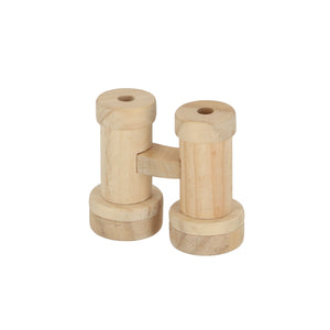 Eco-friendly children's wooden binoculars from our sustainable range