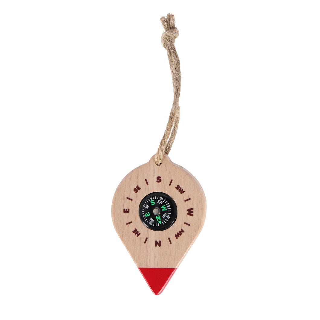 Children's wooden compass from our sustainable range