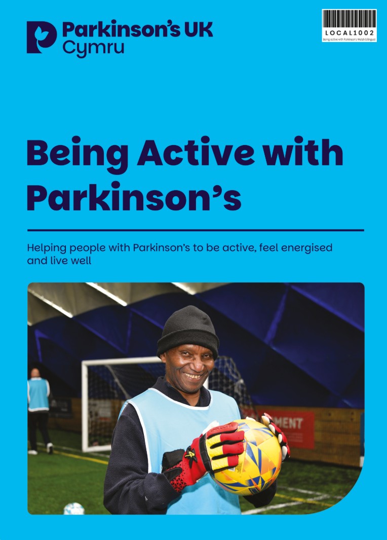 Being active with Parkinson's. English and Welsh bilingual versions.