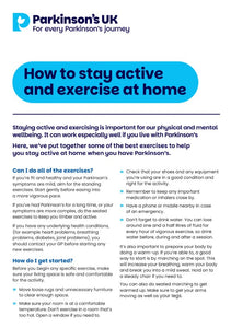 How to stay active and exercise at home