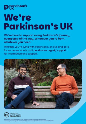 We're Parkinson's UK A4 poster