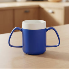 2 handled thermal mug
