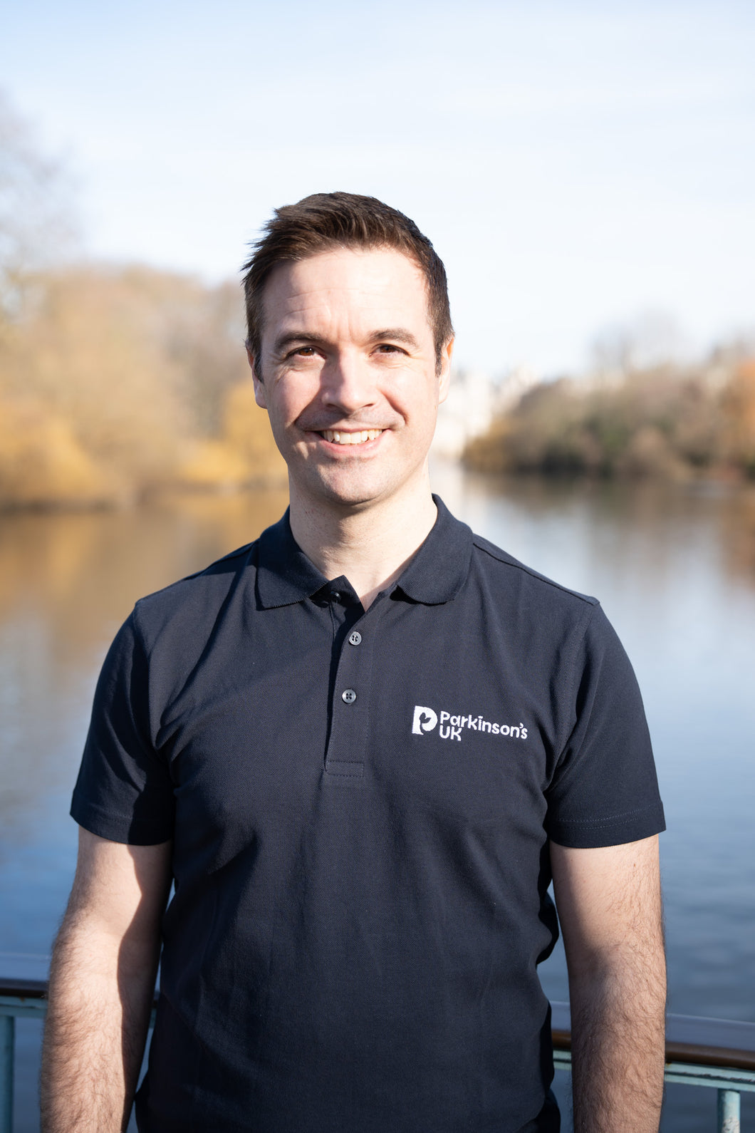 Parkinson's UK unisex polo shirt - navy