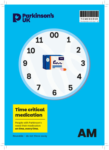 Wipeable clock flyer -A5