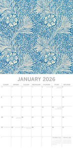William Morris 2026 calendar