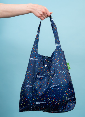 Parkinson's UK eco-friendly tulip design foldaway shopper
