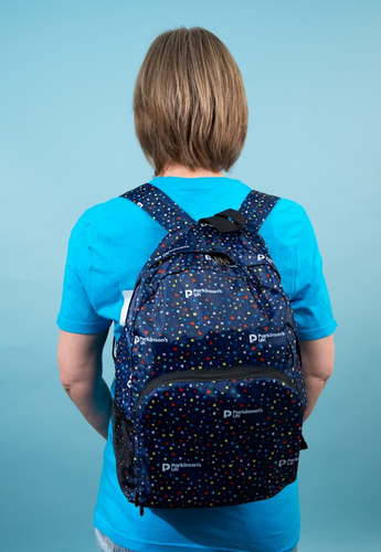 Parkinson's UK eco-friendly tulip design backpack