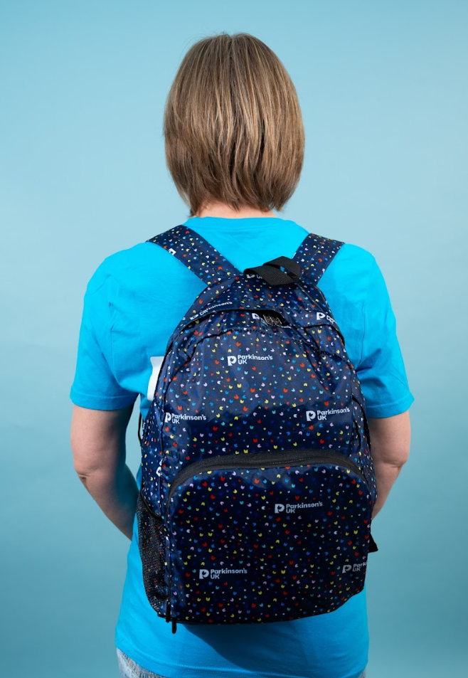 Parkinson's UK eco-friendly tulip design backpack