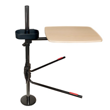 Swivel overbed table