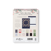2027 Rose Flutter desk calendar