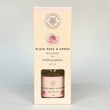 Blush rose & amber reed diffuser