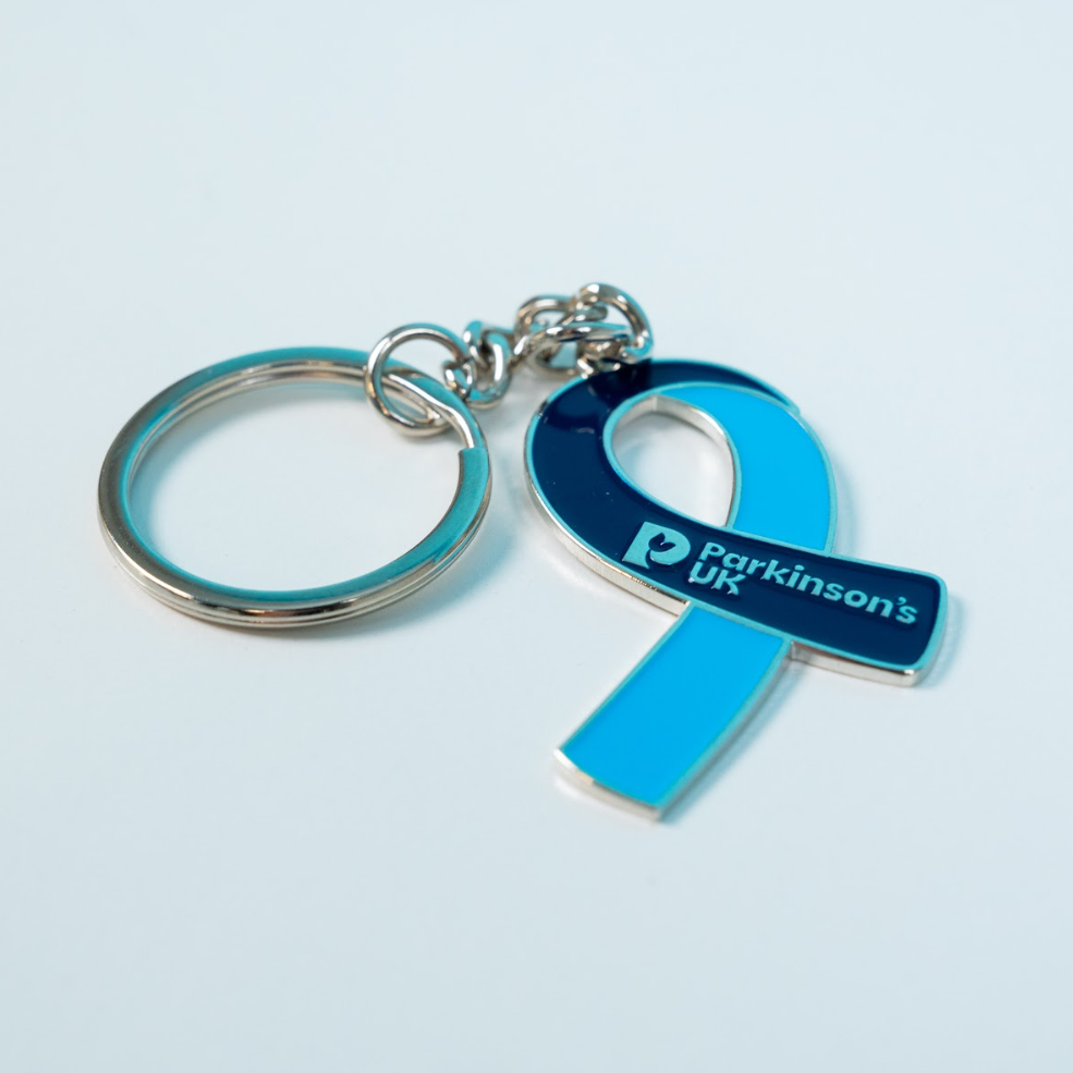 Parkinson's UK Ribbon keyring