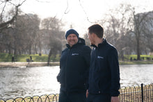 Parkinson's UK unisex lightweight fleece jacket in navy made from 43 recycled plastic bottles - navy