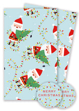 Santa gft wrap and tags
