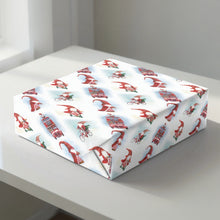 Gnome 2 sheets of gift wrap and tags