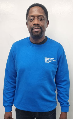 Parkinson's UK unisex crew neck sweater.