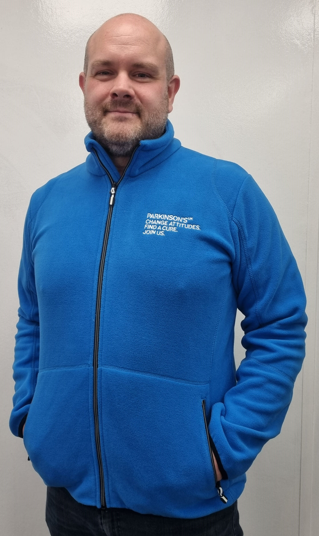 Parkinson's UK unisex lightweight fleece jacket