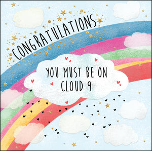 Congratulations greeting cards. Pack of 6 cards. 2 design pack. Greeting: Congratulations. Clearance sale
