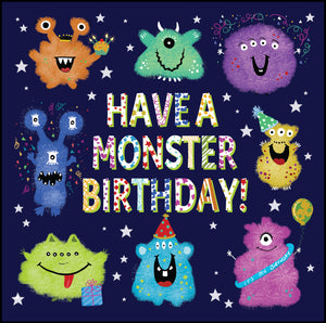 Children's birthday greeting cards. Pack of 10 cards. 5 design pack. Greeting: Happy birthday