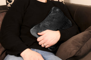 Vibrating heated cushion