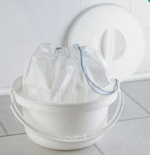 Disposable liners for woven commode