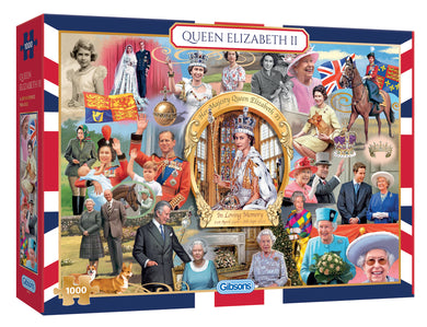 Remembering Queen Elizabeth II 1926-2022. 1000 piece special edition jigsaw puzzle