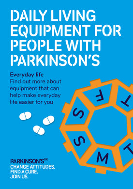 Daily living equipment for people with Parkinson’s