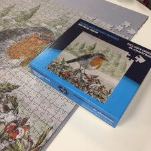Robin and bryony berries 500 piece jigsaw puzzle by John Straw. Clearance sale