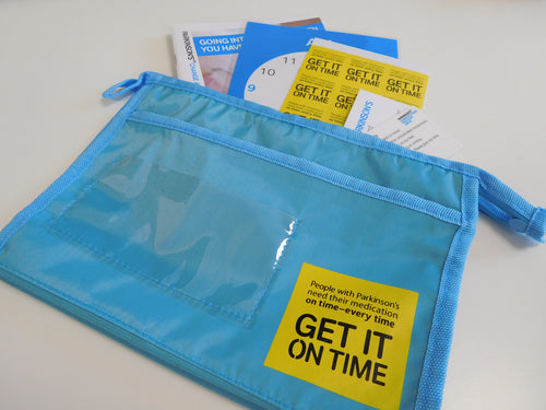 Get It On Time washbag - Parkinson's shop